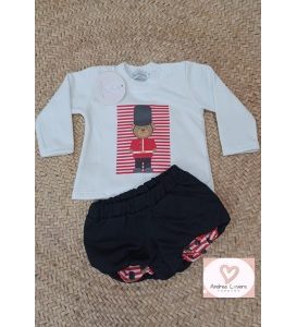 Conjunto Soldadito Niño Andrea Lovers