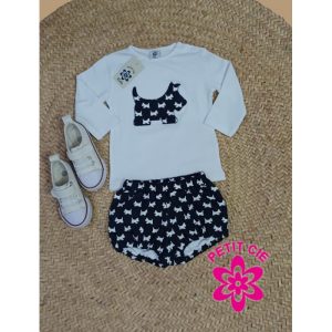 Conjunto Perrito Niño Petit Cie